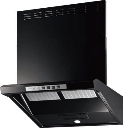 レンジフード  富士工業製（Rinnai）EWR-3R-AP751BK　間口75cm　ブラック　EWRシリーズ　クリーンフード　上幕板付き