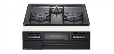 ガスコンロ  ノーリツ製（NORITZ）N3WT5RWTQ1　Metal Top（メタルトップ）　3口コンロ　