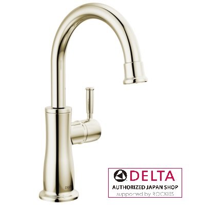 浄水器　デルタ製(DELTA) 1960-PN-DST  デルタ 浄水器用単水栓 トラディショナル ポリッシュドニッケル