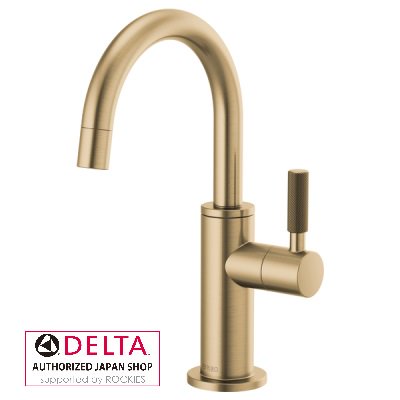 浄水器 デルタ製(DELTA) 61343LF-C-GL リッツェ 浄水器用単水栓 ラックスゴールド