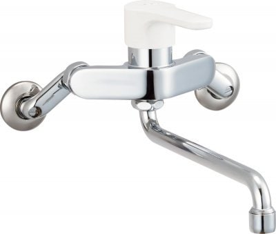 LIXIL シングルレバー混合水栓 SF-WL435SYN 楽天市場】LIXIL SF-WL435SY,INAX 壁付けシングルレバー混合栓