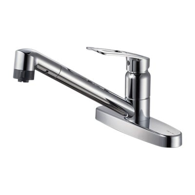 キッチン水栓　寒冷地用　 三栄水栓製（SANEI）K6711MEK-13　シングル台付切替シャワー混合栓