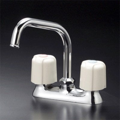 キッチン水栓 寒冷地用 KVK製（KVK）KM17ZNE 流し台用2ハンドル