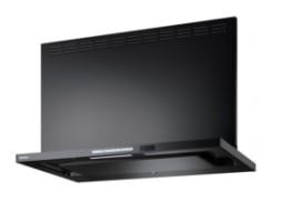 レンジフード　富士工業製（永大産業） JS-TAR-EC-901TBK　間口90cm　ブラック　シロッコファン壁付けタイプ(自動洗浄フード）　上幕板付き