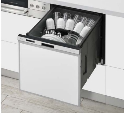 食器洗い乾燥機 リンナイ製（Rinnai）RSW-405AA-SV シルバー 浅型 