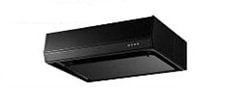 レンジフード　富士工業製（TOCLAS）BFRS3K751(R/L)BK　間口75cm　薄型フードBFR　横後排気タイプ　ブラック