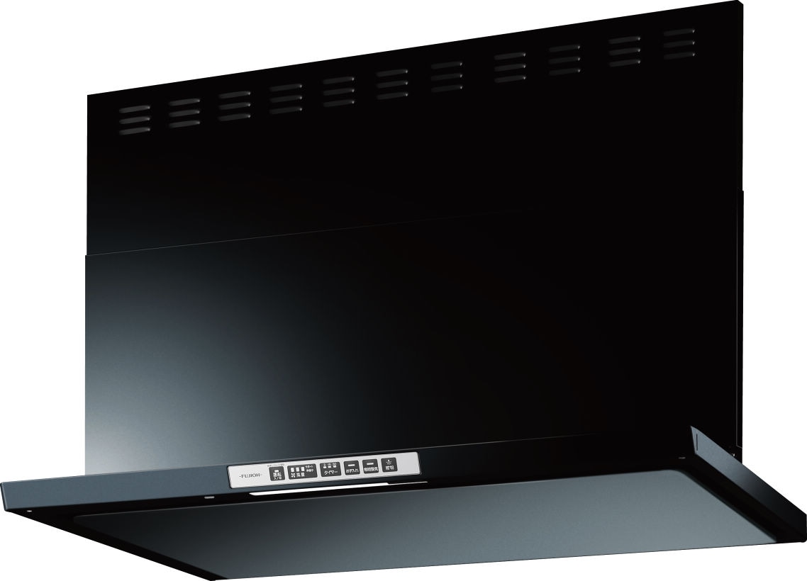 レンジフード  富士工業製（Rinnai）LGR-3R-AP902BK　間口90cm　ブラック　LGRシリーズ　クリーンフード　上幕板付き