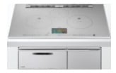 IHクッキングヒーター　日立製（永大産業）JS-HT-N2000STWFS　オールメタルタイプ　間口75cm　プレミアムシルバー