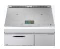IHクッキングヒーター　日立製（永大産業）　JS-HT-N1000STFS　3口IH（鉄・ステンレス対応）　間口60cm　プレミアムシルバー