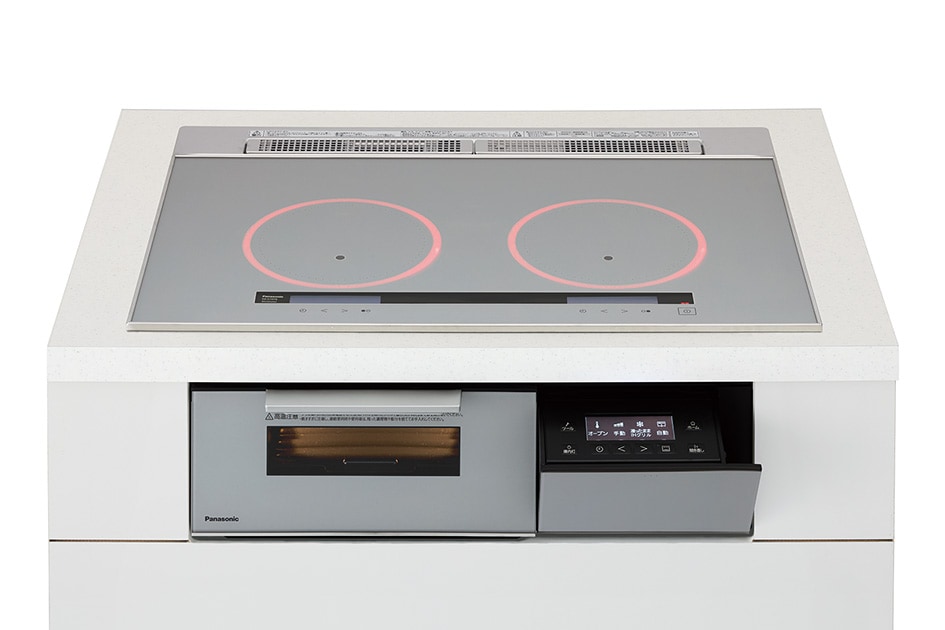 IHクッキングヒーター パナソニック製（Panasonic）KZ-A1W7S　2口IH　幅75㎝　シルバー