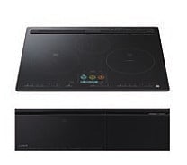 IHクッキングヒーター　日立製（TOCLAS）HTN2500KTFK　3口IHシングルオールメタル  ブラック　間口60cm
