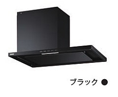 レンジフード　富士工業製（TOCLAS）SHVR3901(R/L)KYL　間口90cm　サイドフードSHVR（低天井用）ダクトカバー付き　ブラック