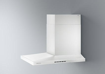 レンジフード　アリアフィーナ製（富士工業）SBARE-903(R/L)TW　間口90cm　テクスチャーホワイト　サイドバルケッタEモデル　ダクトカバー付き