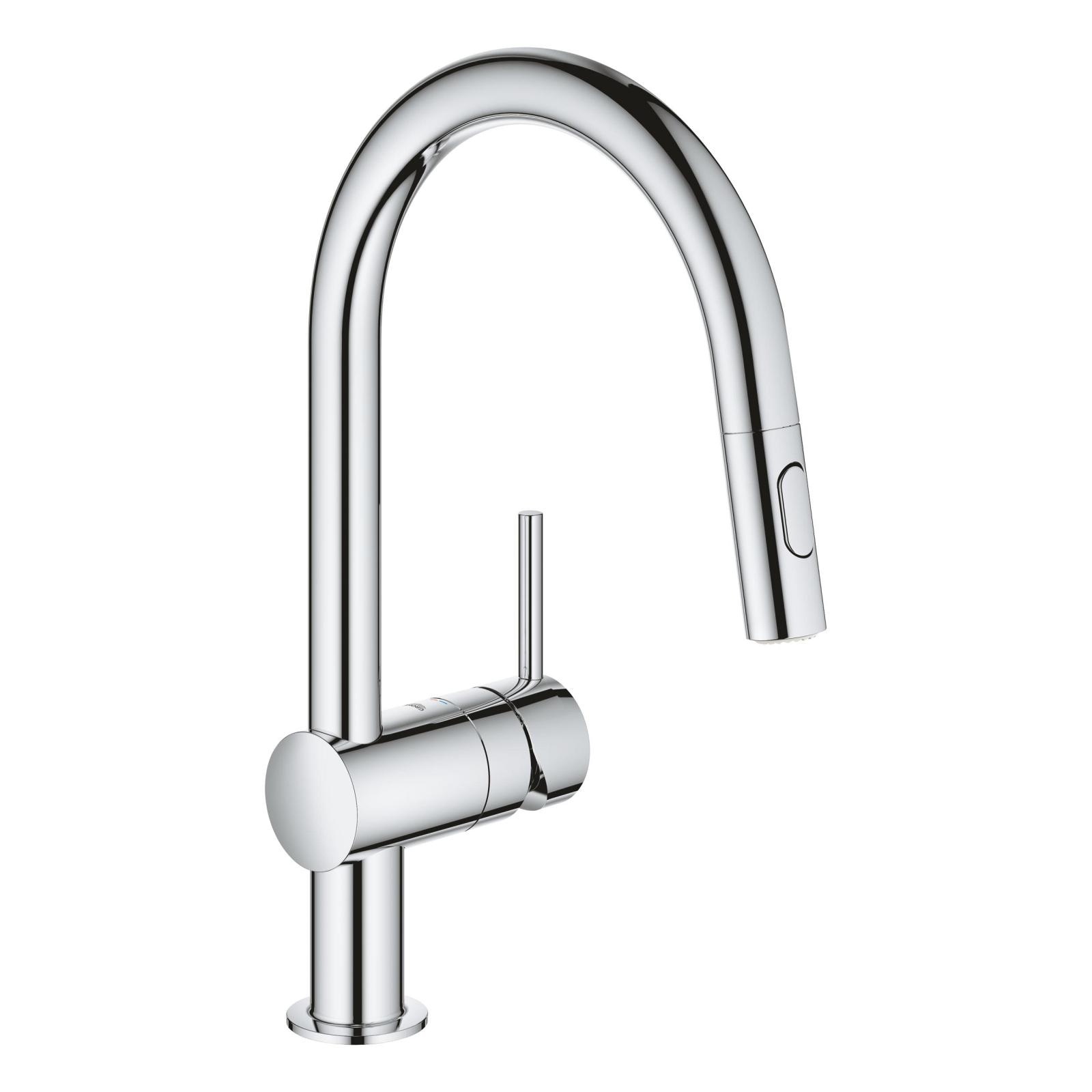 キッチン水栓　寒冷地用　 グローエ製（GROHE）3028020C　ミンタ　シングルレバーキッチン混合栓