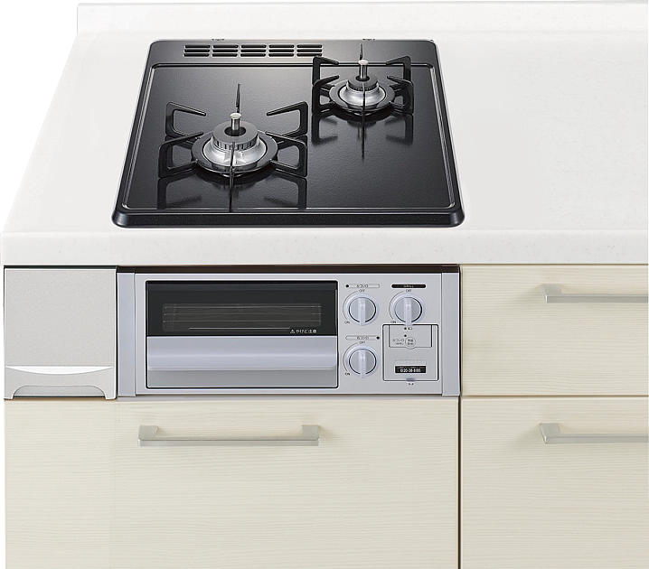 ガスコンロ  ハーマン製（Panasonic）JUASG2023S　間口45cm　ホーロートップ　片面焼きグリル