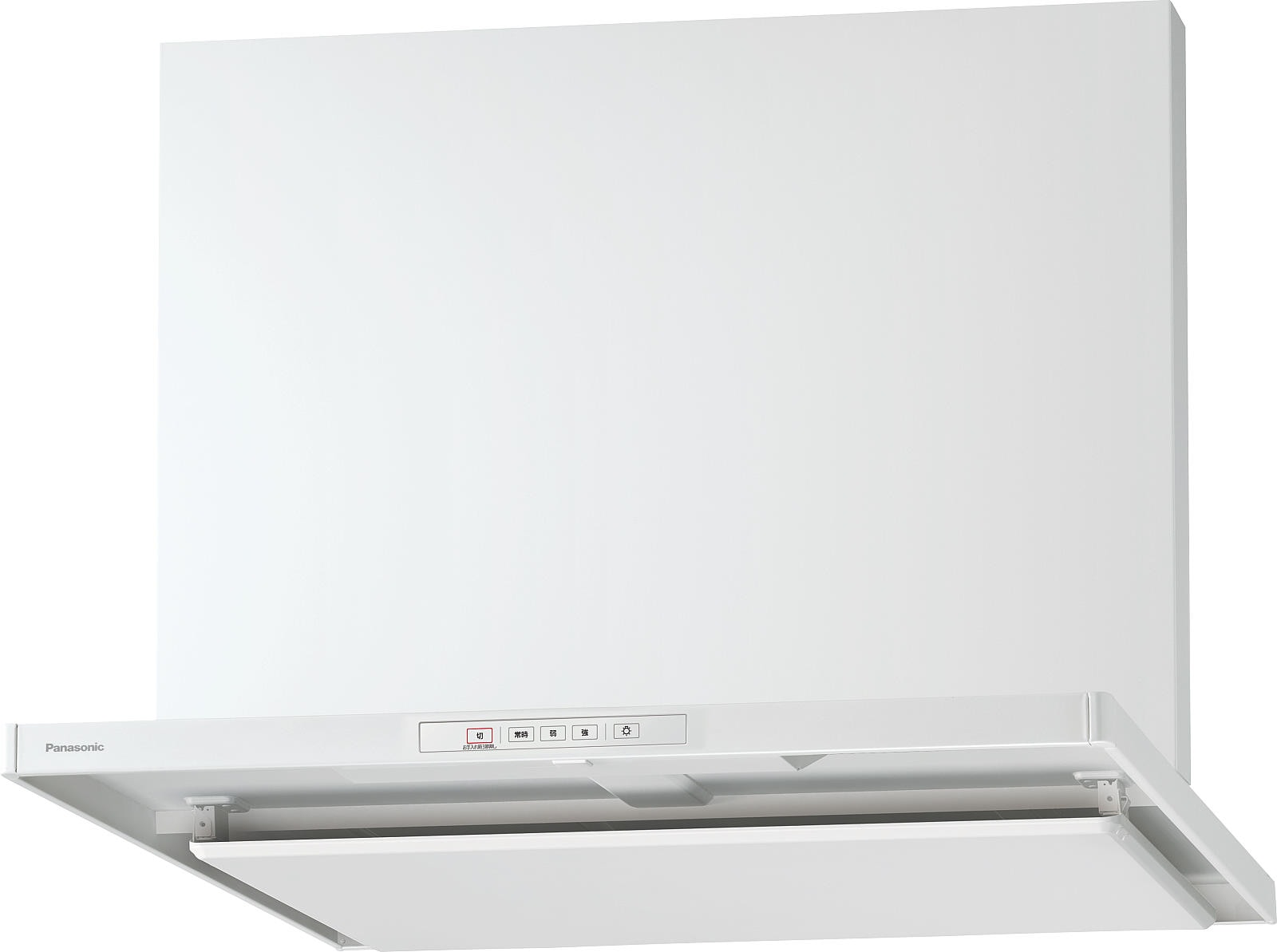 レンジフード　Panasonic　JUAW45CHWZ2M(R/L)　ホワイト　間口75cm　スマートフードII　壁付けタイプ　上幕板付き