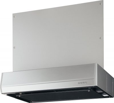レンジフード  富士工業製（Panasonic）JUABFRS3F75(R/L)S　間口75cm　シルバー　平型フード（上排気用）　上幕板付き