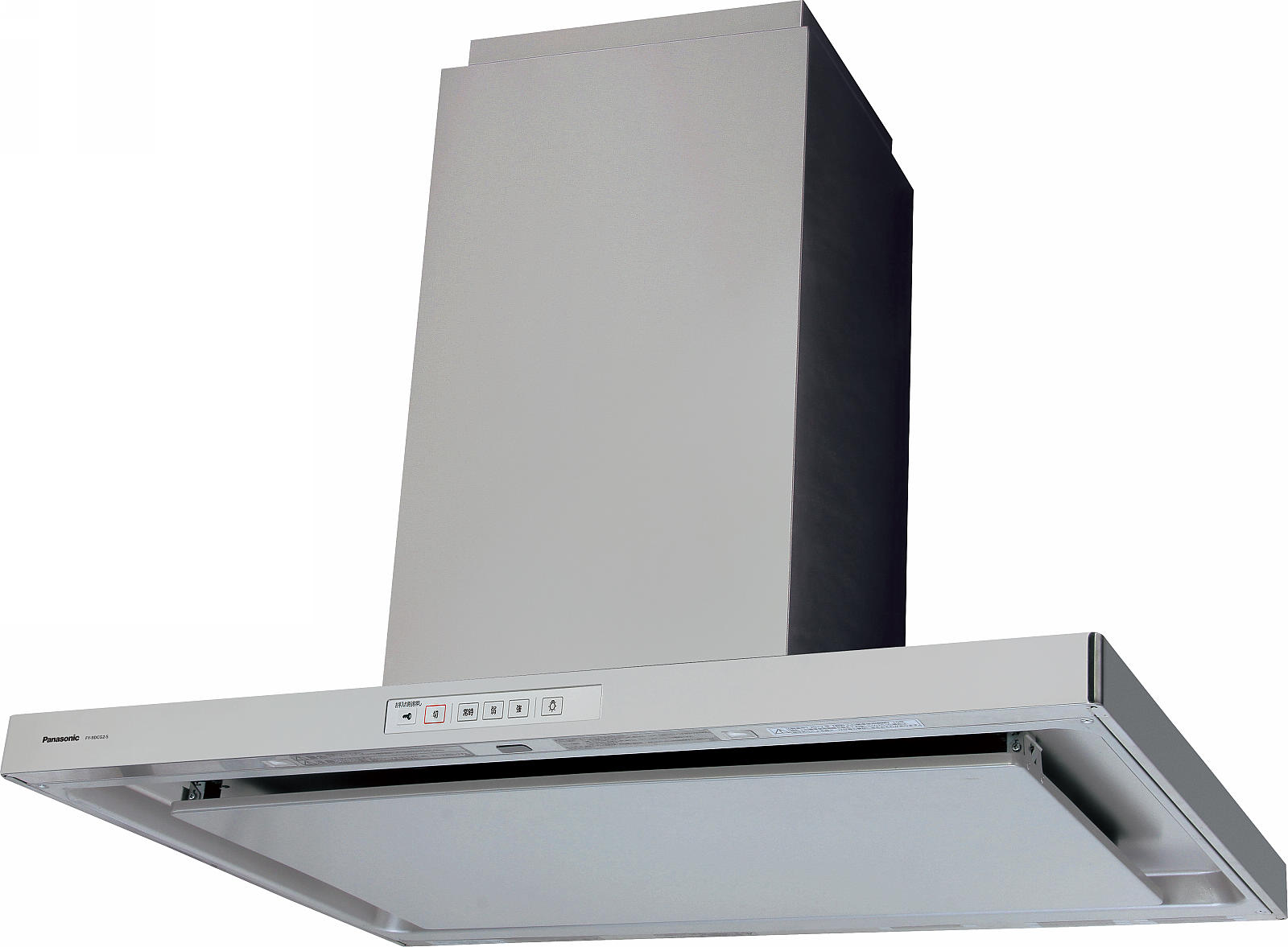 レンジフード 　Panasonic　JUAS11AHWZM　スクエアセンターフードSタイプ　シルバー　間口90cm　センタータイプ　ダクトカバー付き