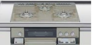 ★3口ガスコンロ★ リンナイ プロパンガス用 ビルトインコンロ 3口