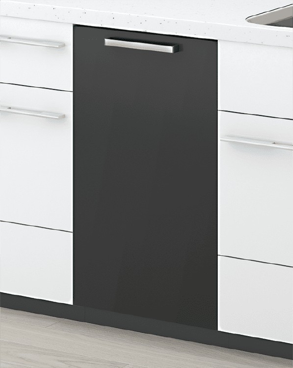 オプション  パナソニック　AD-NPFP45AGJJ　幅45cm　フロントオープンタイプ用ドア面材　ダークブラック　高さ696mm