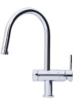 浄水器　寒冷地用　三菱ケミカル・クリンスイ製（WOODONE）UDFC009-JW-C　クロムメッキ　浄水器一体型水栓