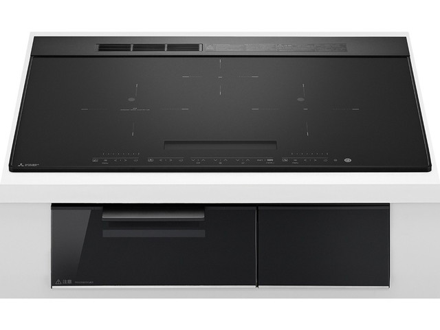 IHクッキングヒーター 三菱電機製(MITSUBISHI)CS-A207-B 3口IH 間口75cm マットブラック