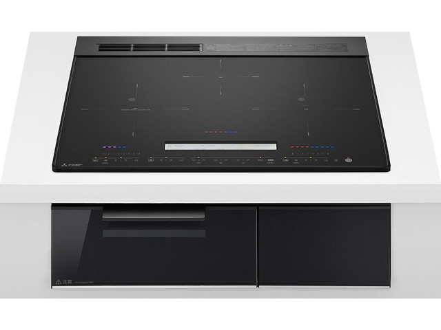 IHクッキングヒーター 三菱電機製(MITSUBISHI)CS-A206-B 3口IH 間口60cm マットブラック