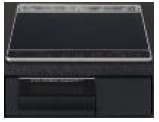 IHクッキングヒーター　パナソニック製（永大産業）　JS-CH-A6N　2口IH+ラジエント　間口60cm　ブラック