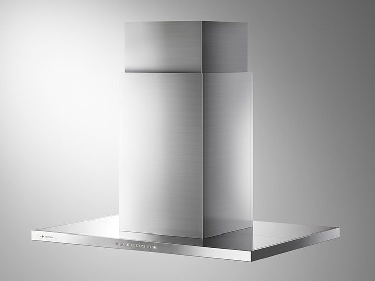 レンジフード　アリアフィーナ製（富士工業）CFEDB-953S　ステンレス　間口90cm　センターフェデリカ（LED電球色）　天井取付けタイプ　ダクトカバー付き