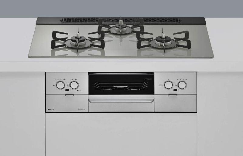ガスコンロ リンナイ製（Rinnai）RS71W45T2DVW Superia ガラストップ