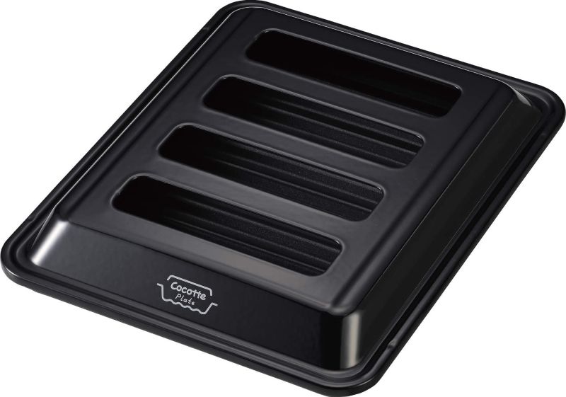 オプション  リンナイ製（Rinnai）RBO-PC92W　ココットプレート　ワイドタイプ　ブラック　MYTONE（W44シリーズ）専用