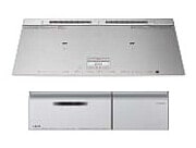 IHクッキングヒーター　日立製（WOODONE）UDIH016-7N-VV　間口75cm　シルバー　3口IH