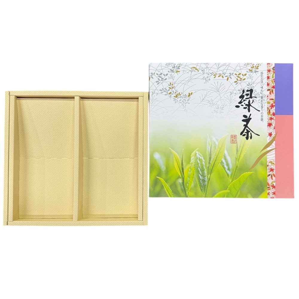 茶100ｇ×2本用カートン箱