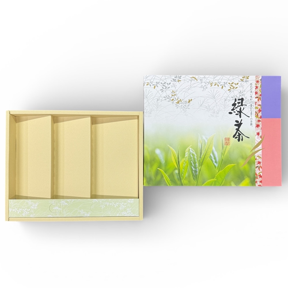 茶100ｇ×3本用カートン箱