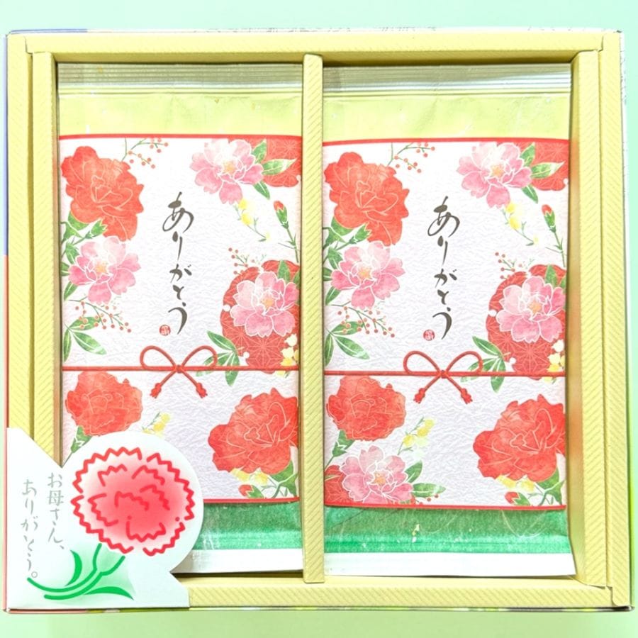 新茶 ありがとう母の日用80g2本詰合せ