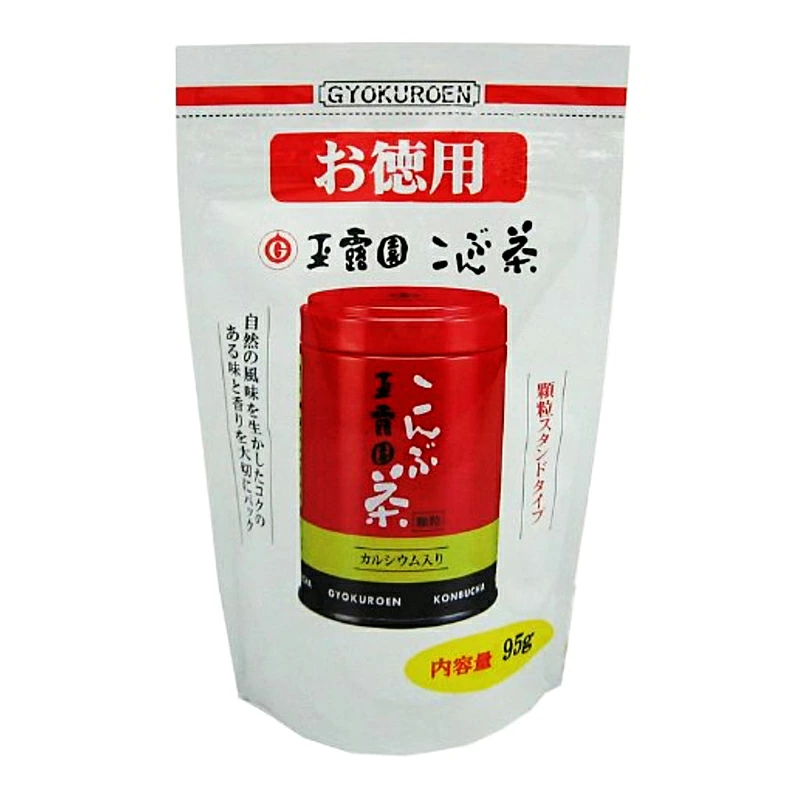 玉露園 こんぶ茶 お徳用スタンドパック 95g