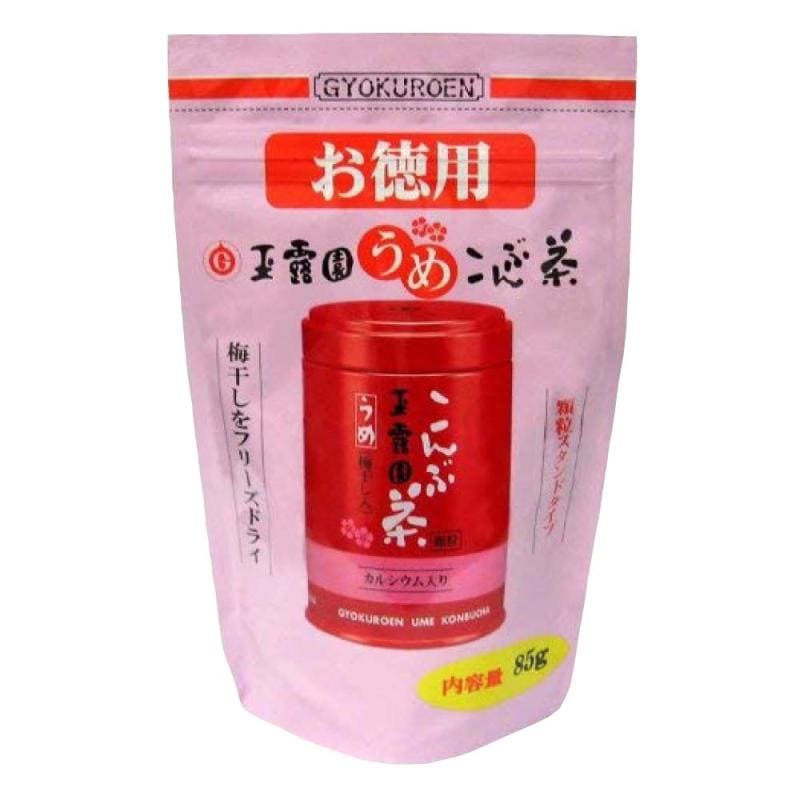 玉露園 梅こんぶ茶 お徳用スタンドパック 85g