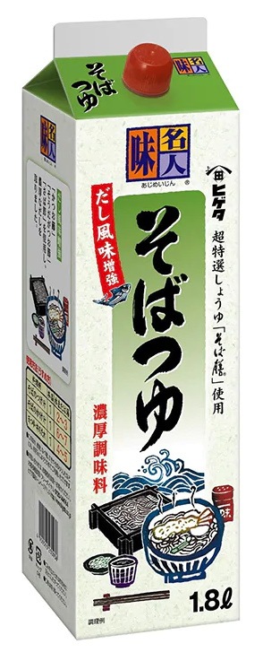 ヒゲタ 味名人そばつゆ 1.8L紙パック×6 | つゆ・たれ,そばつゆ・うどん