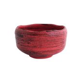茶器コレクション 抹茶碗 赤釉黒巻