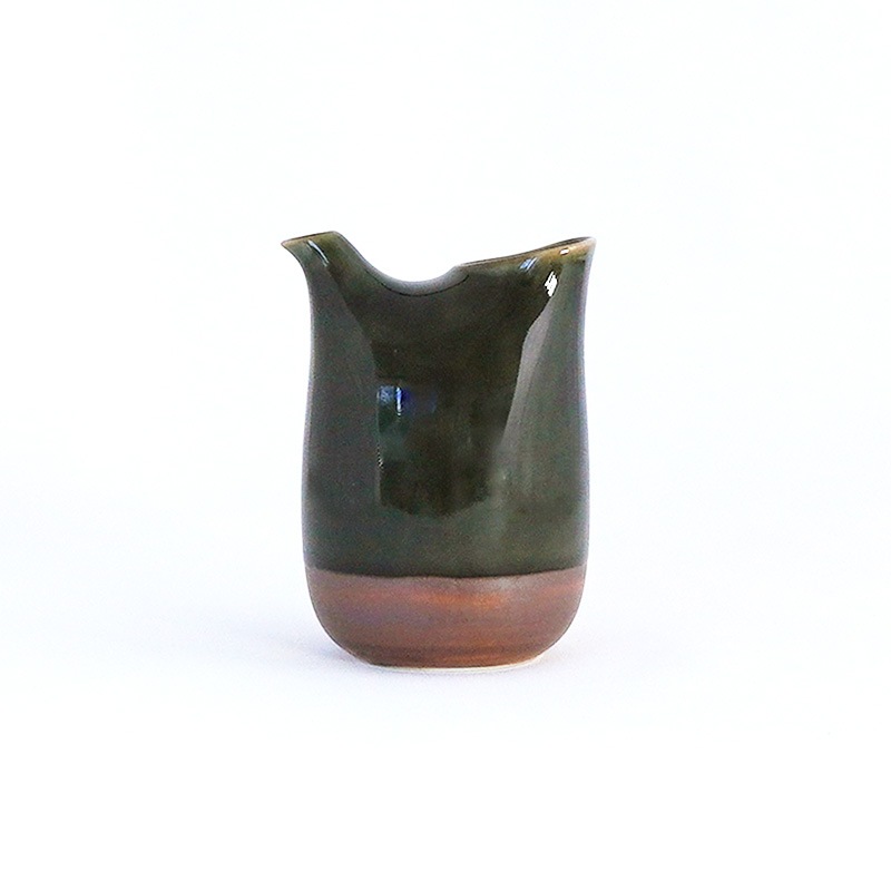 酒器コレクション さび巻き徳利 小 織部 画像1