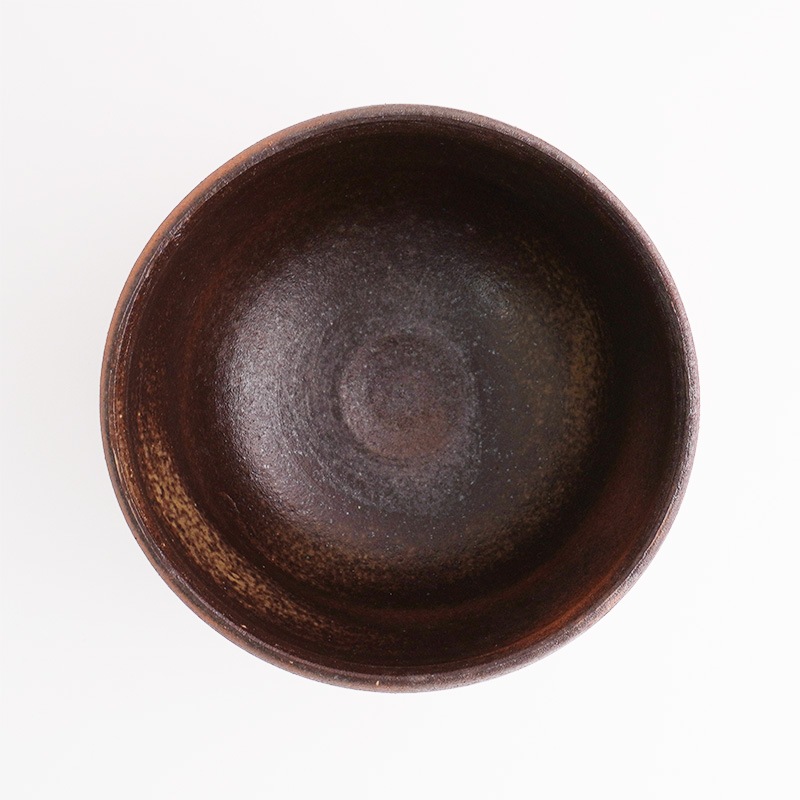 茶器コレクション 抹茶碗(大) 焼き締め 画像2