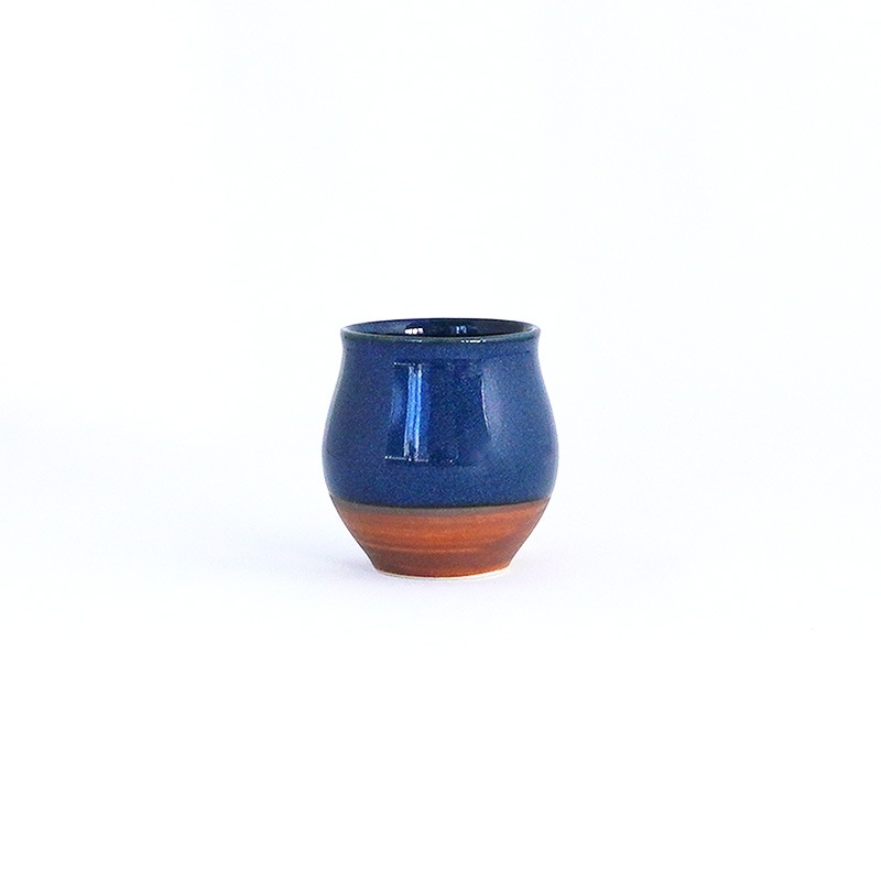 酒器コレクション さび巻き冷酒杯 青 画像1