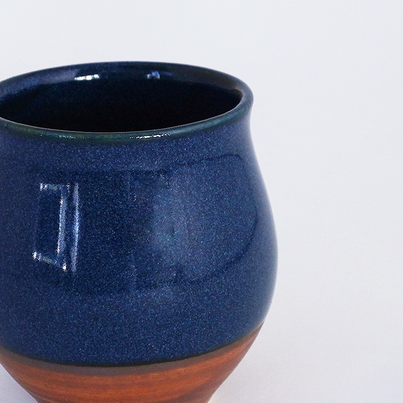 酒器コレクション さび巻き冷酒杯 青 画像3