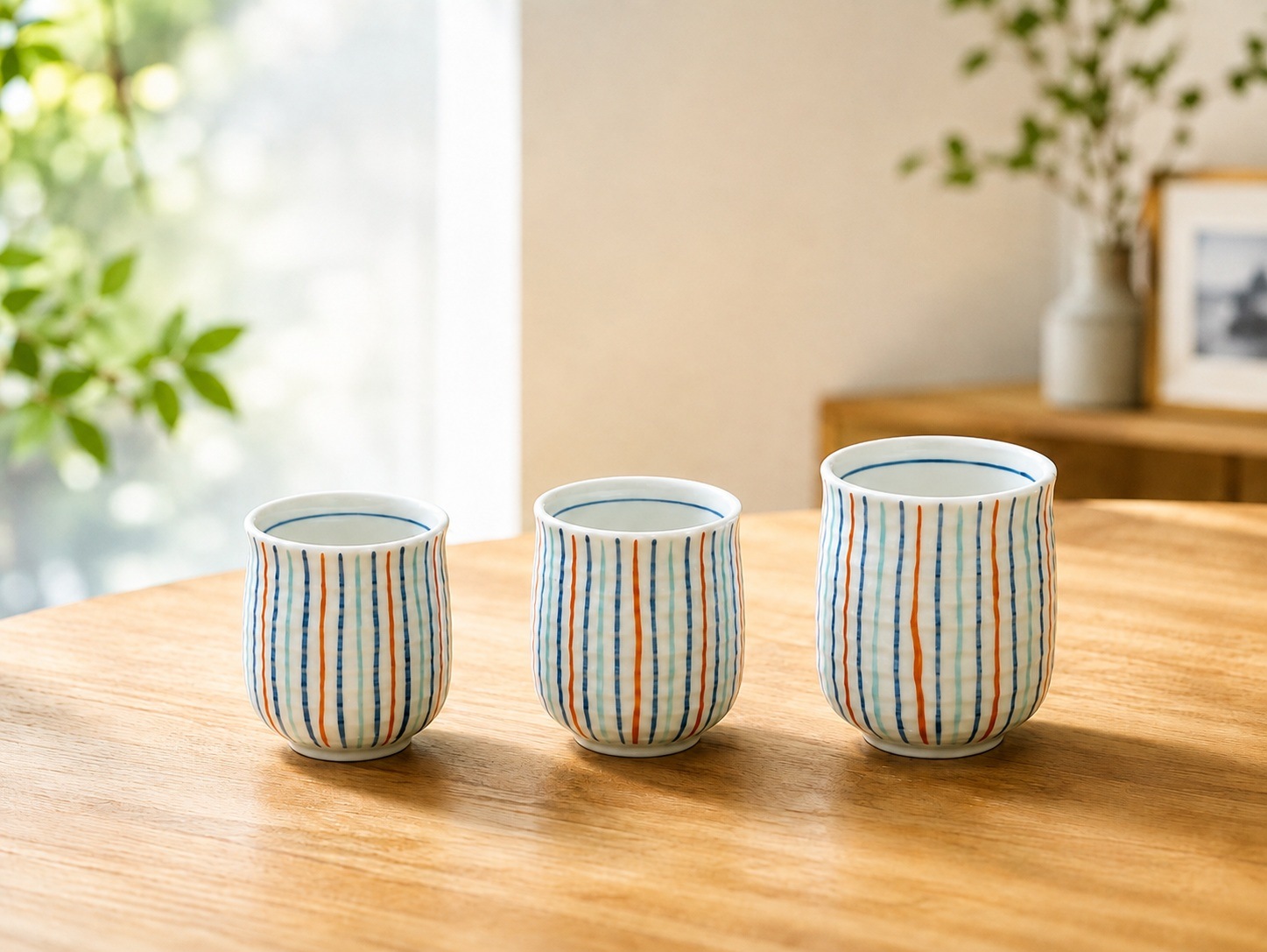 茶器コレクション 錦十草湯のみ (中) 画像3