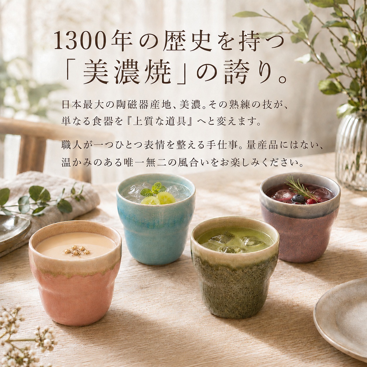 酒器コレクション 釉流れ徳利 ピンク 画像2