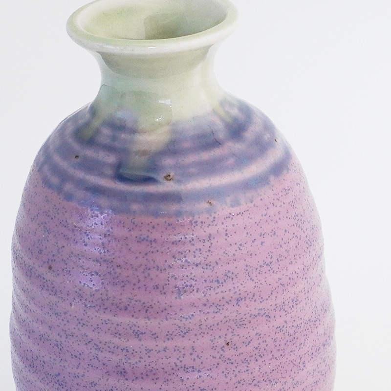 酒器コレクション 釉流れ徳利 紫 画像9