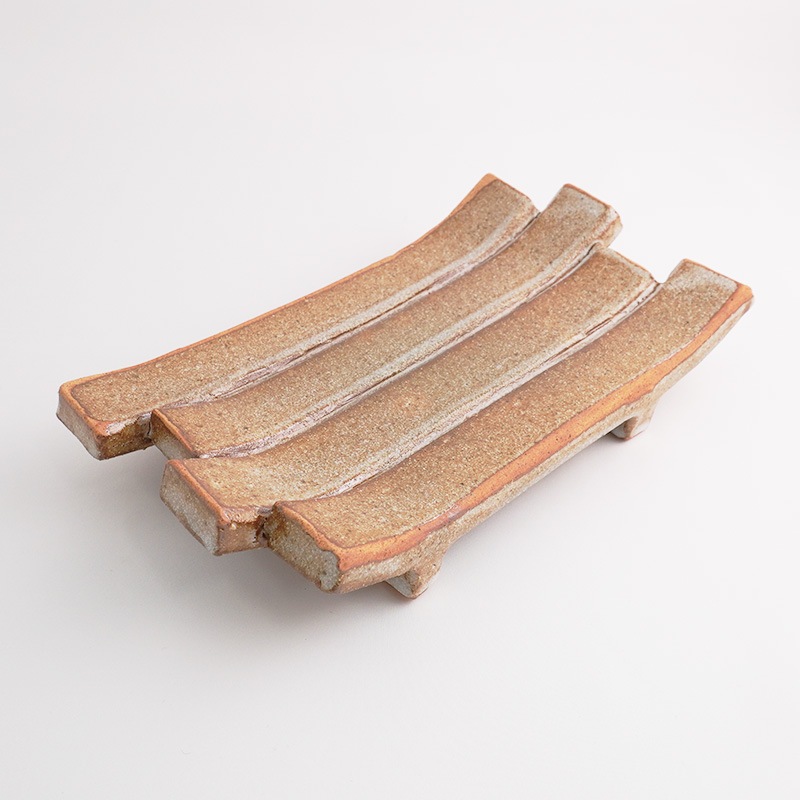 GETA焼物皿　白志野 画像3