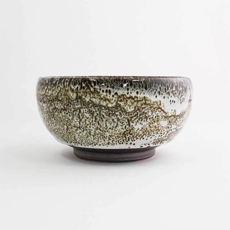 円 天目流れ5.0丼 白 画像3