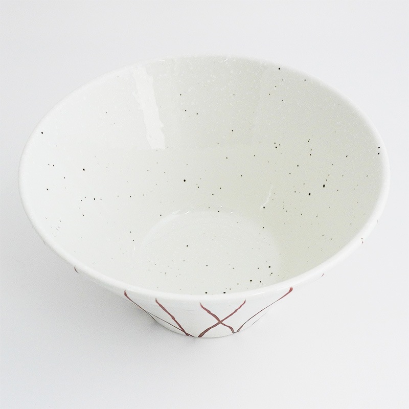 円 赤絵とくさ丼19cm 画像2