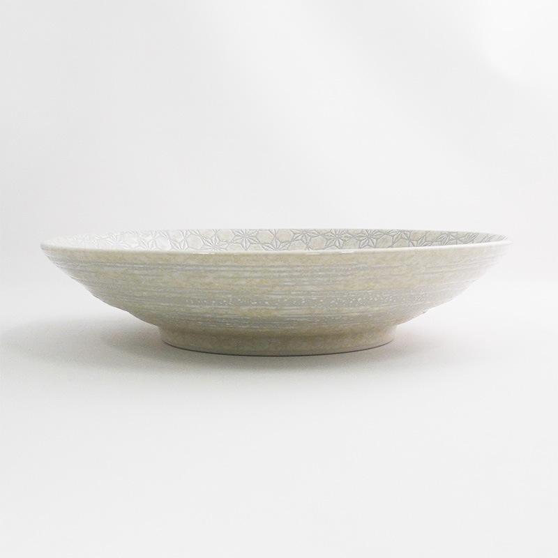 市蔵 白ミツワ7.5寸めん皿 画像1